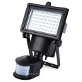 A montagem sem fio impermeável da parede iluminou a luz solar exterior brilhante super do sensor de movimento de 60 diodos emissores de luz